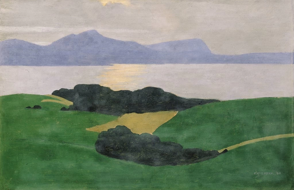 Il Saleve e il lago, 1900